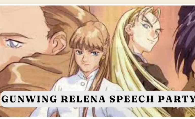 Gunwing Relena Speech Party