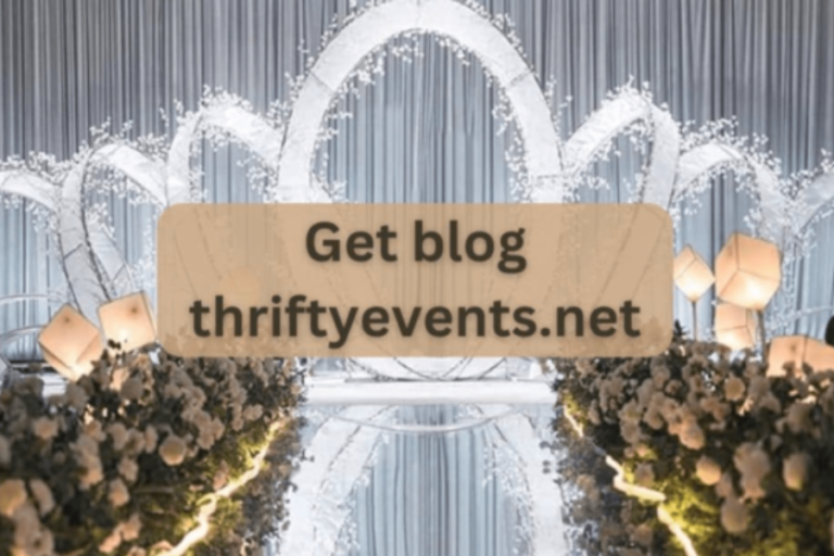 get thriftyevents.net blog