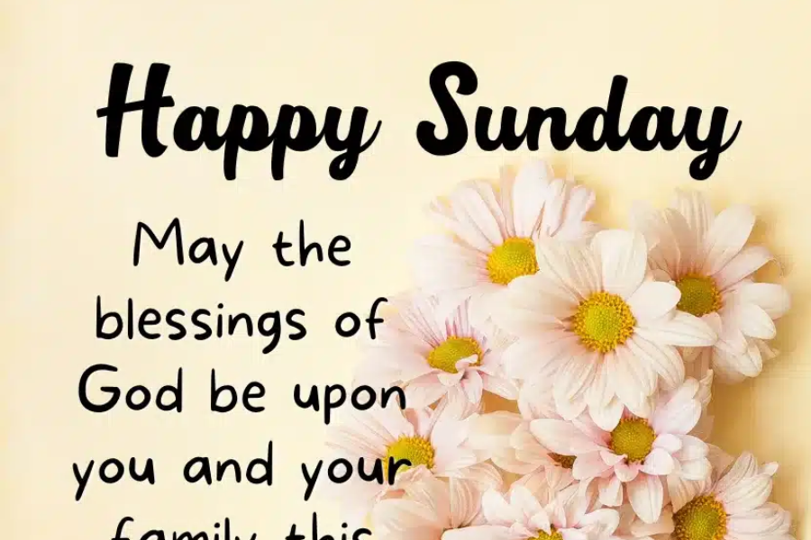 good morning sunday blessings